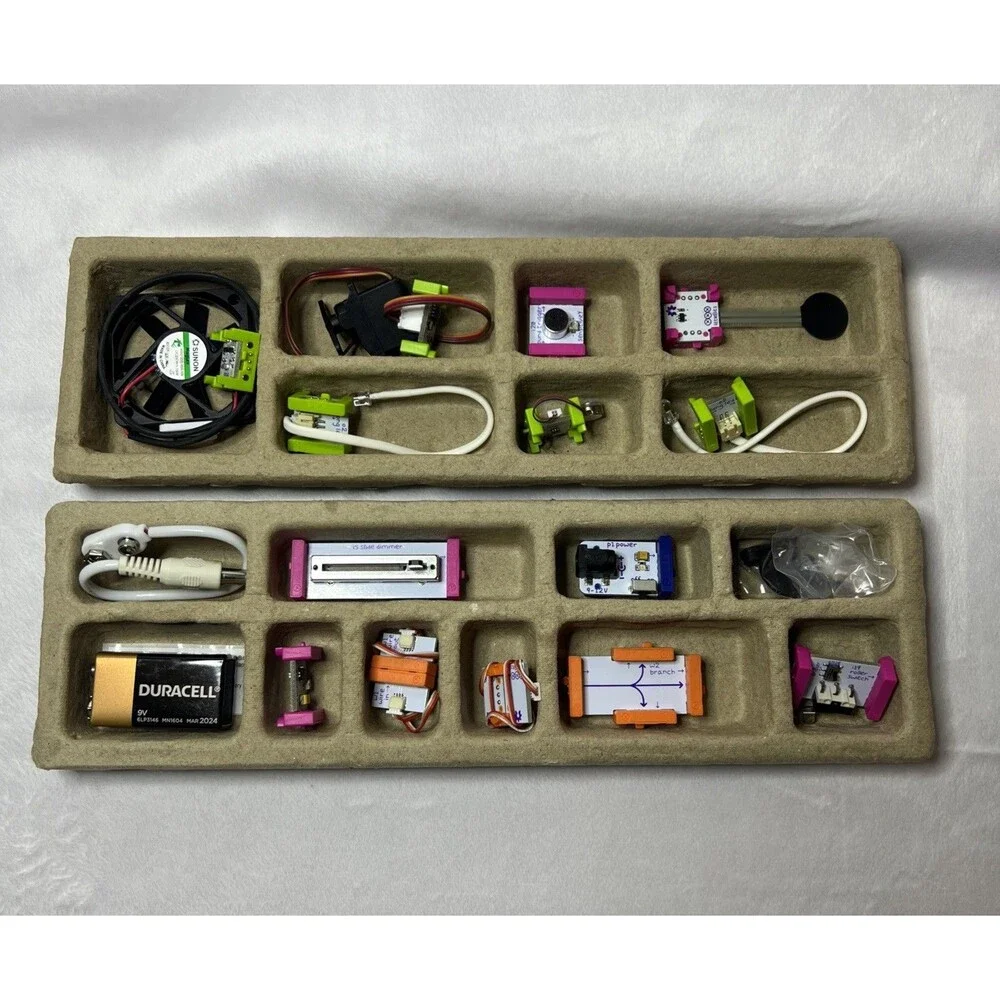 littleBits Premium Kit STEM Toy Electronics Set - 14 Bits Modules - Complete